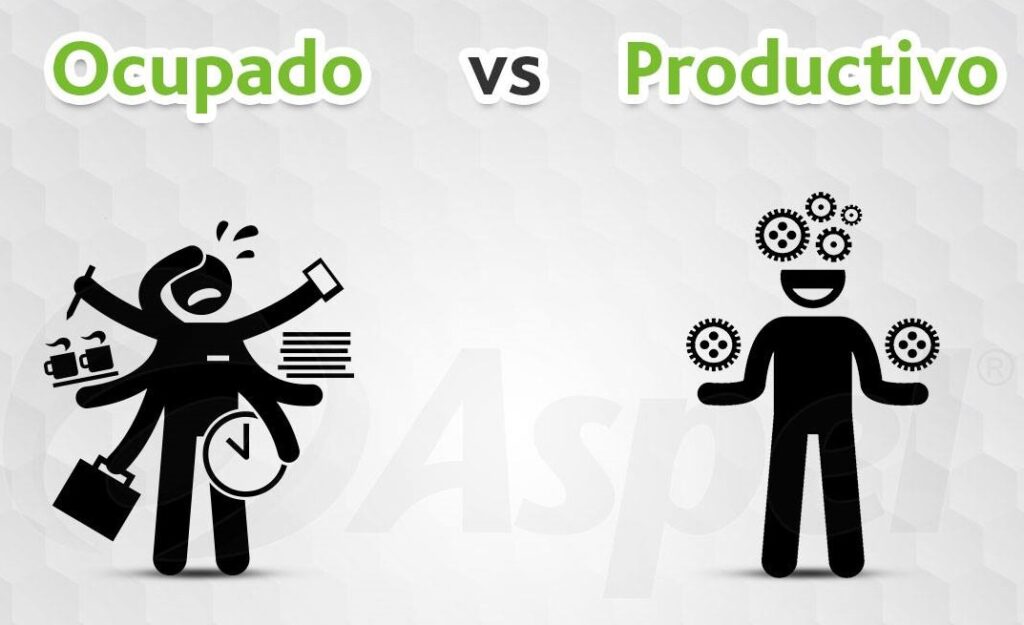 Ocupado vs productivo