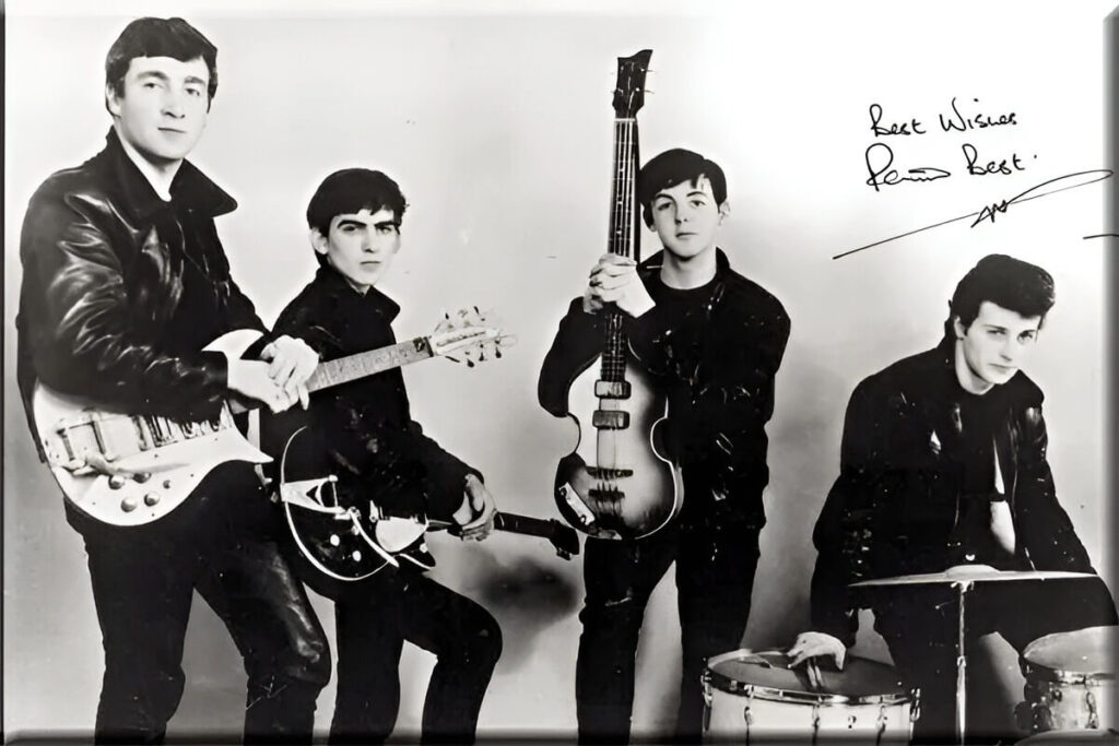 The Beatles en 1962 con Pete Best