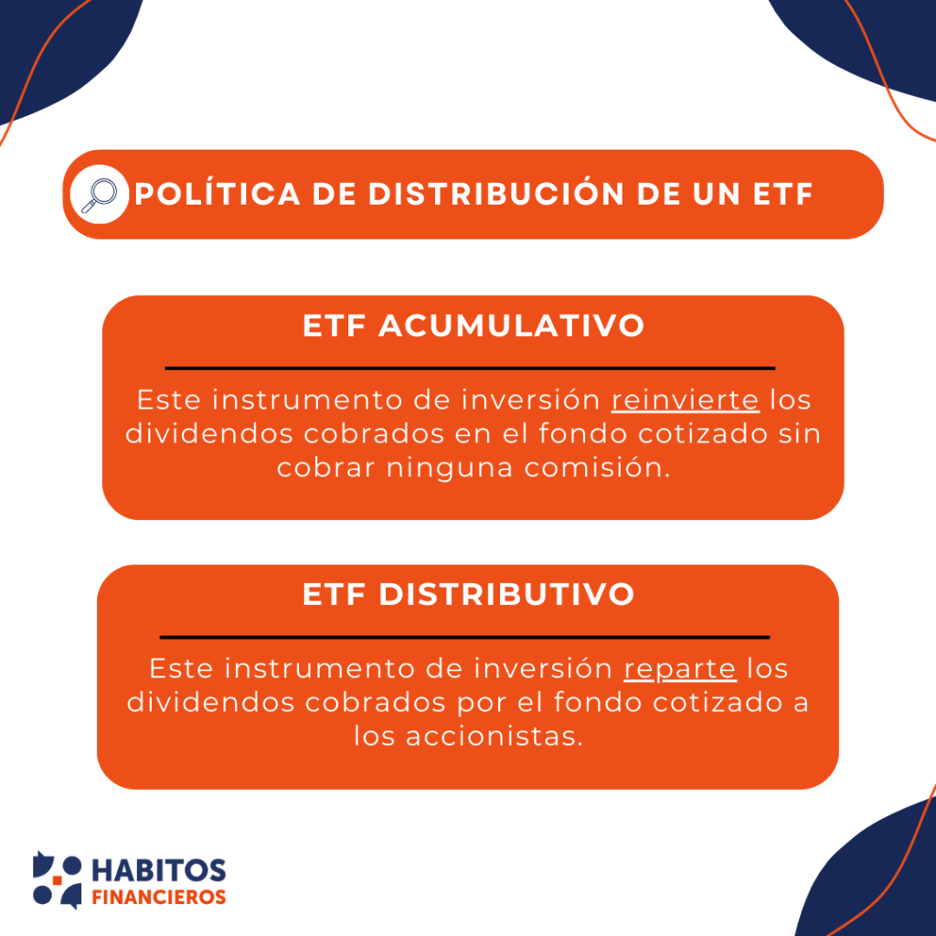 Política de distribución ETF