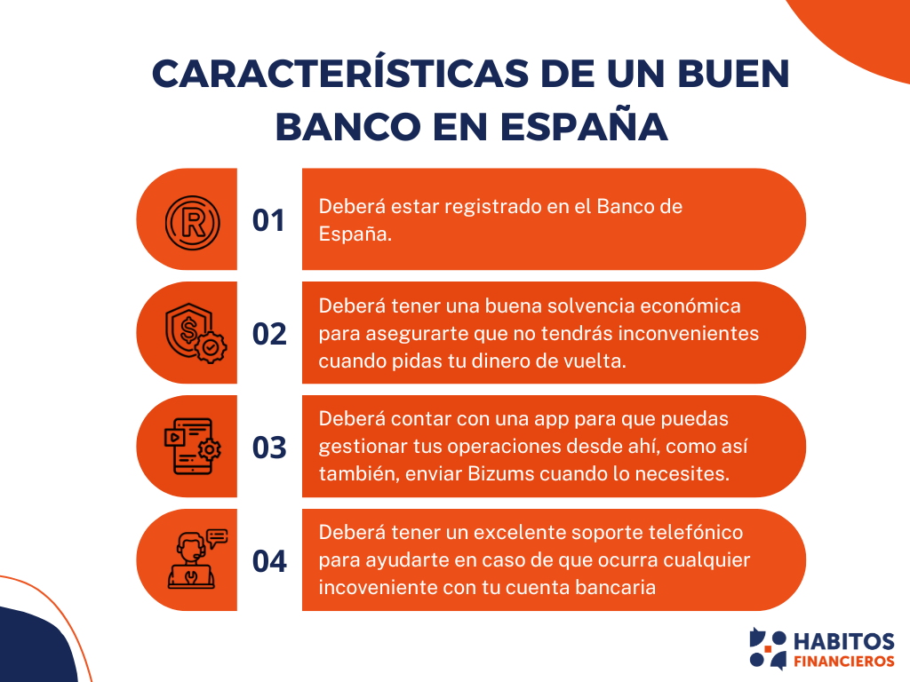 Los must de una cuenta bancaria